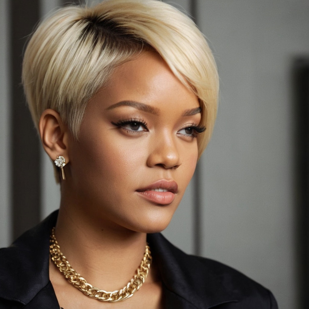Rihanna Unveils Chic Blonde Pixie Cut: A Bold Hair Transformation